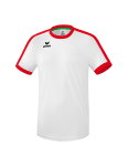 Erima Sport-Tshirt Trikot Retro Star (100% Polyester) weiss/rot Herren